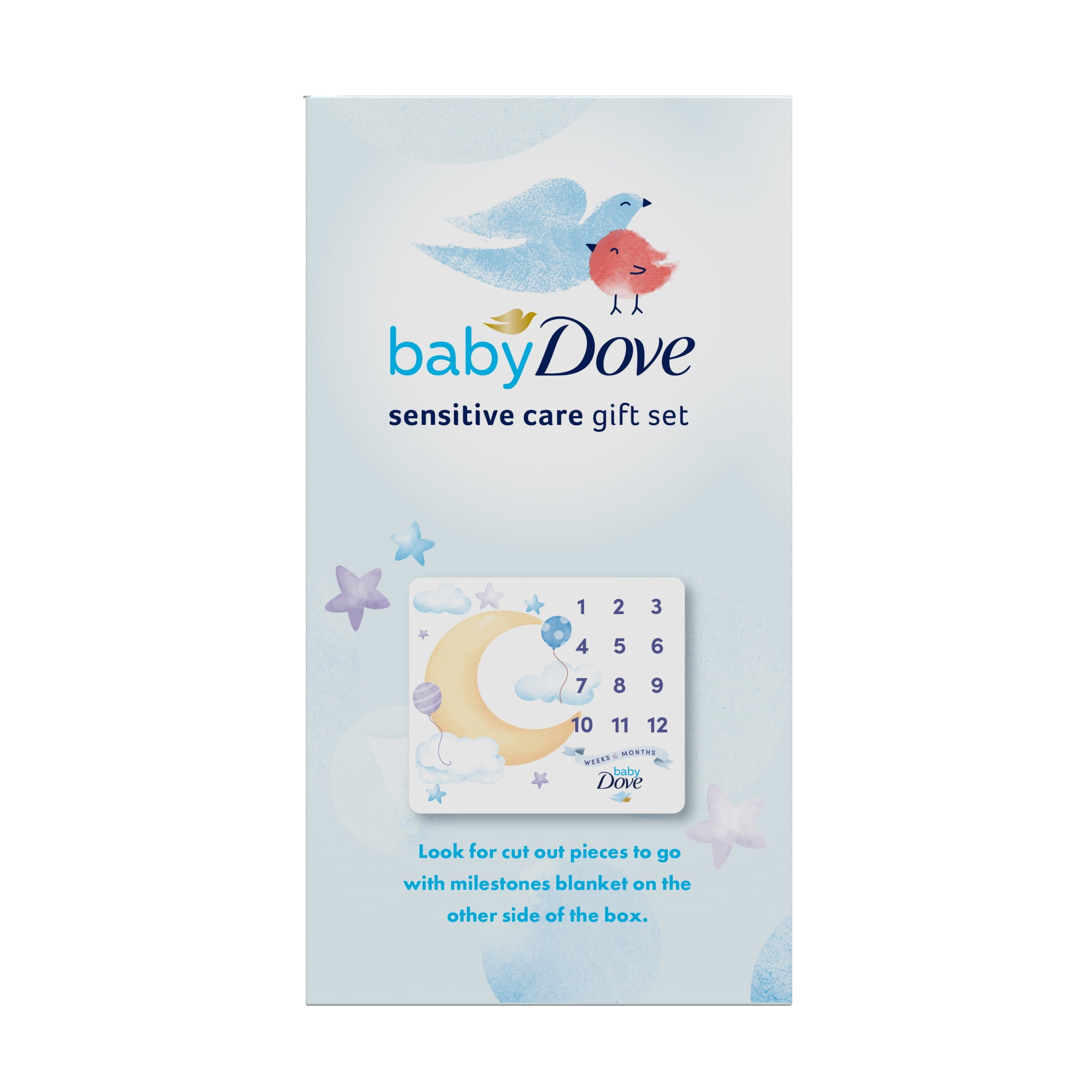 Baby Dove Hypoallergenic Wash & Lotion and Ultra-Gentle Bubble Bath Gift Pack Rich Moisture Sensitive Skin, 3 Count