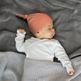 thumbnail image 5 of Picia Orange Gingham Printed Preemie Hats for Baby Girls Cotton Premature Knot Hats Newborn Hospital Cap Warm Knot Beanie Nicu for Preemie Girls and Boys, 5 of 6