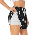 thumbnail image 2 of Haiem Fashionable Goose Women's 2 in 1 Running Shorts - Lightweight Athletic Workout Gym Yoga Breathable Sports Shorts Liner with Phone Pockets-XX-Large, 2 of 9