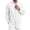 White, variant on StSilkitty Button down Shirts for Men Long Sleeve Stand Collar Dress Shirt with Pocket Lightweight Soft Office Work Tops