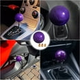 thumbnail image 7 of Round Ball Shift Knob Universal Marble Style Gear Shift Knob 5 6 Speed for Manual Automatic Vehicles with Adapters (Purple), 7 of 7