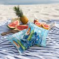 thumbnail image 5 of Summer Surfing Outdoor Pillow Covers Pack of 2 Surfboard Beach Palm Trees Blue Wood Grain Waterproof Throw Pillow Covers Decorative Cushion Cases for Patio Garden Tent Balcony Couch 20x20 inch, 5 of 9