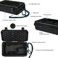 thumbnail image 3 of Lekufee Étui Rigide Imperméable de Voyage pour Micro DJI Mini, Micro DJI 2, Émetteur, Récepteur de Micro DJI, Micro Lavalier DJI et Autres Accessoires (Étui et Sac Seulement), 3 of 5