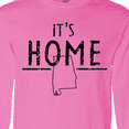 thumbnail image 4 of Inktastic It's Home Alabama State Outline Distressed Text Long Sleeve T-Shirt, 4 of 5