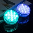 thumbnail image 2 of Luces De La Piscina Luces De La Piscina Lámpara Luces de piscina - Luces LED sumergibles que funcionan con batería con control remoto RF 16 colores, 2 of 6