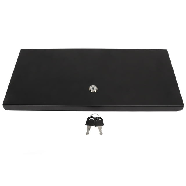 Cubierta de caja de seguridad para maletero con 2 llaves, repuesto de aleación de aluminio para Tacoma 2005-2021 Jadeshay A