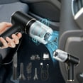 thumbnail image 5 of dajkiuy Mini Car Vacuum Wireless,High Power Suction Car Vacuum and Air Duster,Small Car Strong Vacuum Cleaner for Car, Home, Office,Camping(120W,4000mAh), 5 of 9