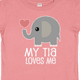 thumbnail image 4 of Inktastic My Tia Loves Me Grandchild Gift Boys or Girls Baby T-Shirt, 4 of 5