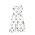 thumbnail image 6 of Nmnitkp Girl Dresses Short Sleeve Dresses Boho Summer Cotton Casual Skater Swing Twirly Sundress & Girl Dress Gray,5 Years, 6 of 7