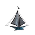 thumbnail image 4 of Decoración de velero, regalo creativo decorativo, colección de hierro, modelo de velero retro 39x7x37cm, 4 of 9
