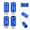 thumbnail image 3 of 2Pc Aluminum Flexible Shaft Coupler Coupling Bore 3D-Printer Part Blue Stepper Motor 2Pcs 5-8Mm, 3 of 8