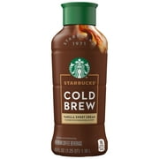 Starbucks Vanilla Sweet Cream Cold Brew Premium Coffee, 40 Fl Oz Bottle