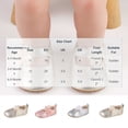 thumbnail image 3 of hengsof Infant Girls Soft Sole First Walking Shoes with Adorable Bow, Breathable Non Slip Crib Shoes for Babies 0-12 Months, Spring Fall Baby Girl Princess Shoes, 3 of 8