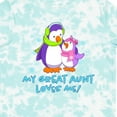 thumbnail image 4 of Inktastic My Great Aunt Loves Me Cute Penguins Girls Toddler T-Shirt, 4 of 5