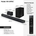 thumbnail image 5 of Restored SAMSUNG Q-Series 11.1.4ch Wireless Dolby Atmos Soundbar + Rear Speakers w/ Q-Symphony HW-Q990C/ZA (Refurbished), 5 of 18