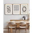 thumbnail image 5 of SHENIFY Abstract Boho Wall Art Wood Geometric Ring Grid Landscape Graffiti Street Art Minimalist Bohemian Bedroom Wall Decor Canvas Prints for Living Room 16x24in3pcs FRAMED, 5 of 6