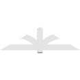 thumbnail image 4 of 84"W x 24 1/2"H x 2"D x 6"F, 7/12 Pitch, Redmond Architectural Grade PVC Gable Bracket, 4 of 8