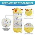 thumbnail image 2 of NETSENG Kids Sleeping Bag With Pillow, Children's 2 In 1 Pillow Sleeping Bag, Foldable Cartoon Animal Sleeping Bag, For Children To Play And Camp (1pcs, Yellow）, 2 of 4