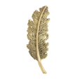 thumbnail image 6 of ETHZZLE Handcrafted Golden Wedding Hairpin Leaf Hair Clip for Bride Party and Special Events, 6 of 8