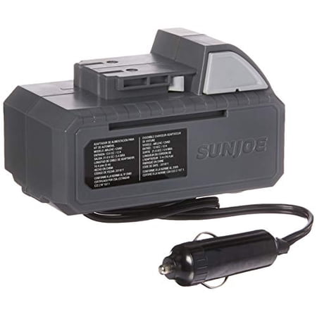 Sun Joe AIRJ24C-12VAD 12V Power Adaptor  For Use with All iON+ Tools That Require 150W of Power or Less Such As AJC Digital Air Compressor/Inflator  LED Lights  and More