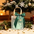 thumbnail image 5 of Hometravel Clear Christmas Hand Carry Bags, Transparent Holiday Gift Packaging, Seasonal Present Carrying Cases for Christmas Eve, Party Favors, Celebration Events, 5 of 6