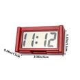 thumbnail image 3 of MORESEC Car Clock Screen Home Digital Display Car Clock Paste Electronic Mini Car Electronic Clock Car Accessories Deals of the Day Clearance Prime, Red, 3 of 6