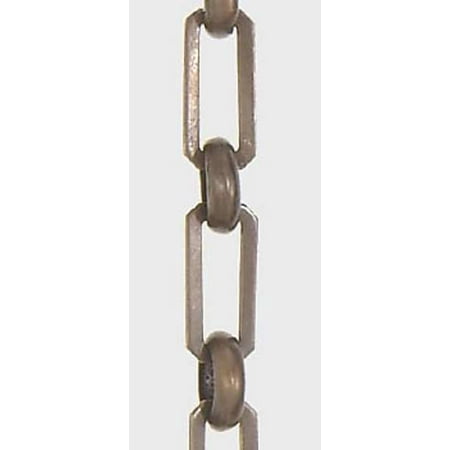 

B&P Lamp® Ant. Finish Rectangular-Shape Chain Ft.