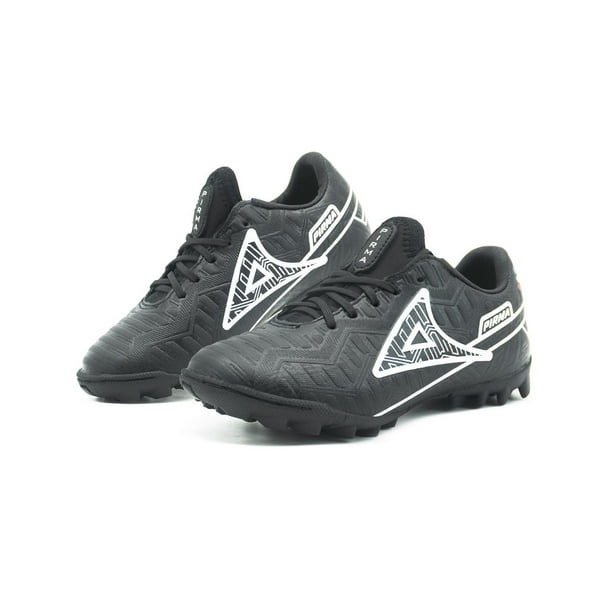 Tenis Turf Pirma para Niño Fútbol Rápido Multitacho Negro 16.5