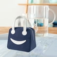 thumbnail image 3 of GUOOL Lunch Bag Functional Smoothly Zipper Tote for Picnic Keeping Warm Navy Navy Blue, 3 of 9
