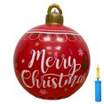 thumbnail image 1 of Bolas de juguete navideñas de 60cm con bomba, decoraciones inflables para patio navideño, 1 of 6