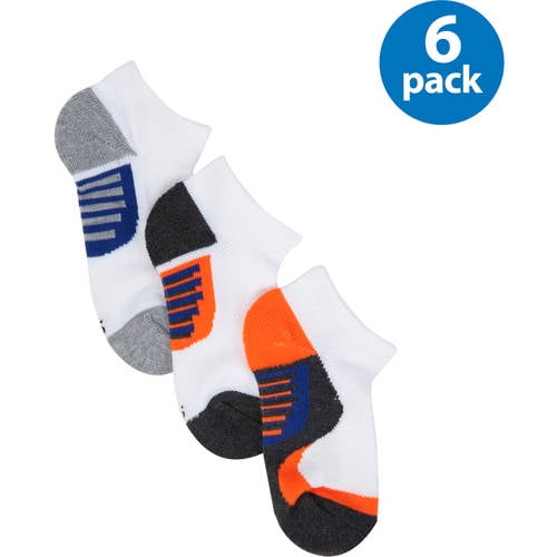 No Show Socks, 6 Pairs (Little Boys & Big Boys)