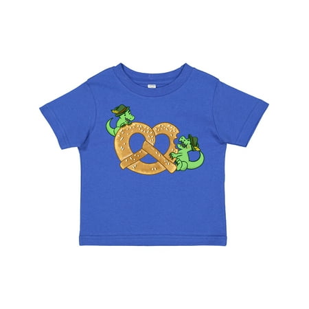

Inktastic Oktoberfest Dinosaurs with Pretzel Gift Toddler Boy or Toddler Girl T-Shirt
