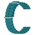 thumbnail image 2 of For Garmin Venu 2 Plus 20mm Ocean Style Silicone Solid Color Watch Band, 2 of 4