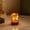 Orange, variant on Mini Lamps with Timer,Small Battery Operated Night Lights for Adults,Cordless Glass Vintage Sleep Nightlights,Portable Night Light for Bedroom,Camping(Gray)