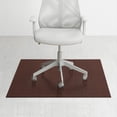 thumbnail image 3 of Anji Mountain 42" x 48" Bamboo Chair Mat for Carpet and Hard Floor, 12mm - Rectangular without Lip, Dark Cherry, 3 of 7