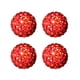 thumbnail image 2 of Tapones de válvula de neumático con diseño de diamante | Diamantes brillantes y plástico ABS | Ajuste universal para autos, camionetas, SUV y bicicletas | Juego de 4 | Azul, blanco, rojo y rosa, 2 of 7