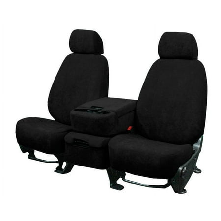 CalTrend Rear 60/40 Split Bench SuperSuede Seat Covers for 2006-2008 Hummer H3 - GM107-01SS Black Insert and Trim