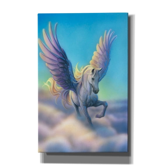 Epic Graffiti 'Pegasus' by Kirk Reinert, Canvas Wall Art, 26"x40"