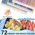 thumbnail image 6 of 72 Metallic Colored Pencils, Colored Pencils for Adult Coloring, Soft Core Coloring Pencil, Drawing Pencil for Kids Adults Beginners Artists Drawing Sketching, 6 of 7