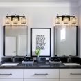 thumbnail image 5 of LMQNINE Modern Bathroom Vanity Lights 3-Light Over Mirror,Dimmable and Moisture-Resistant,Crystal,Black Finish, 5 of 8