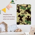 thumbnail image 5 of FMSHPON Fun Black Green Brown Camo Clipboard Hardboard Wood Nursing Clip Board and Pull for Standard A4 Letter 13x9 inches, 5 of 5