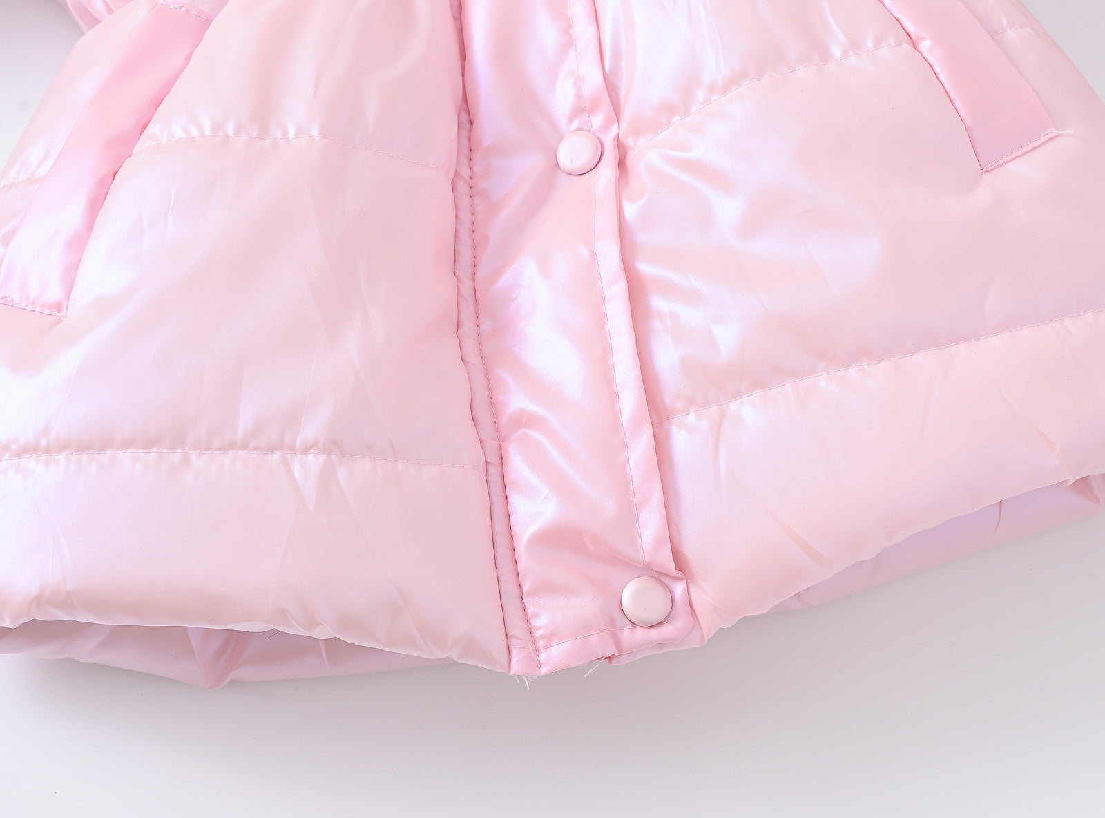 Ketyyh-chn99 Kids Boy Girl Winter Hooded Puffer Jackets Coats Light Weight Padded Outerwear Warm Windproof Winter Hooded Puffer Coat for 4-5 Years,Pink
