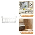 thumbnail image 2 of WORGEOUS 4pcs  Cable Management Tray Desk Household Desk Storage Rack Under Desk Cable Tray, 2 of 8