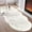 White, variant on Bathroom Rugs Extra Large Bedroom Rugs Plush Rugs for Bedroom Rugs Bath Carpet Living Room Runner Rug Soft Comfortable Water Absorption Non Slip Thick Machine Washable Area Rug Black 50x140cm