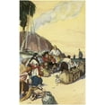 thumbnail image 1 of Morgan dividing the treasure taken - CANVAS OR FINE PRINT WALL ART, 1 of 1