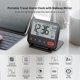 thumbnail image 2 of Travel Alarm Clock Mini Portable Lcd Digital Clock With Backlit Calendar 12/24h Temperature Battery Operated (black), 2 of 5