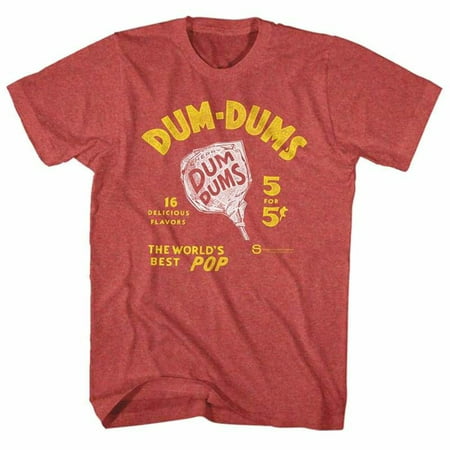 Dum Dums Brands World'S Best Pop Adult Short Sleeve T (Best Selling Clothing Brand In The World)