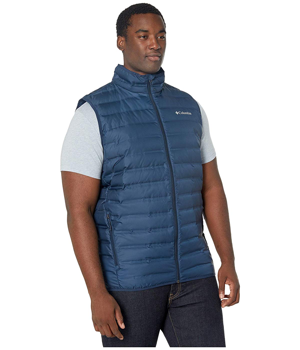 Columbia Big & Tall Lake 22 Down Vest Collegiate Navy - image 3 of 4