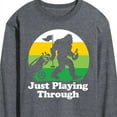 thumbnail image 3 of Instant Message - Just Playing Through - Sasquatch - Men's Long Sleeve T-Shirt, 3 of 6