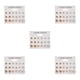 thumbnail image 3 of Pendientes Sonducket Paquete de 18 para niña dorado 5Conjunto, 3 of 6